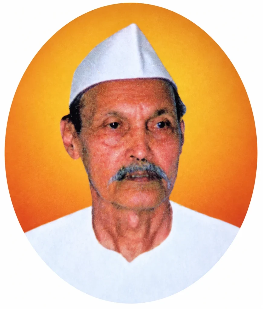 Portrait of Late Shri Himmatmalji Oswal, founder of Oswal Traders